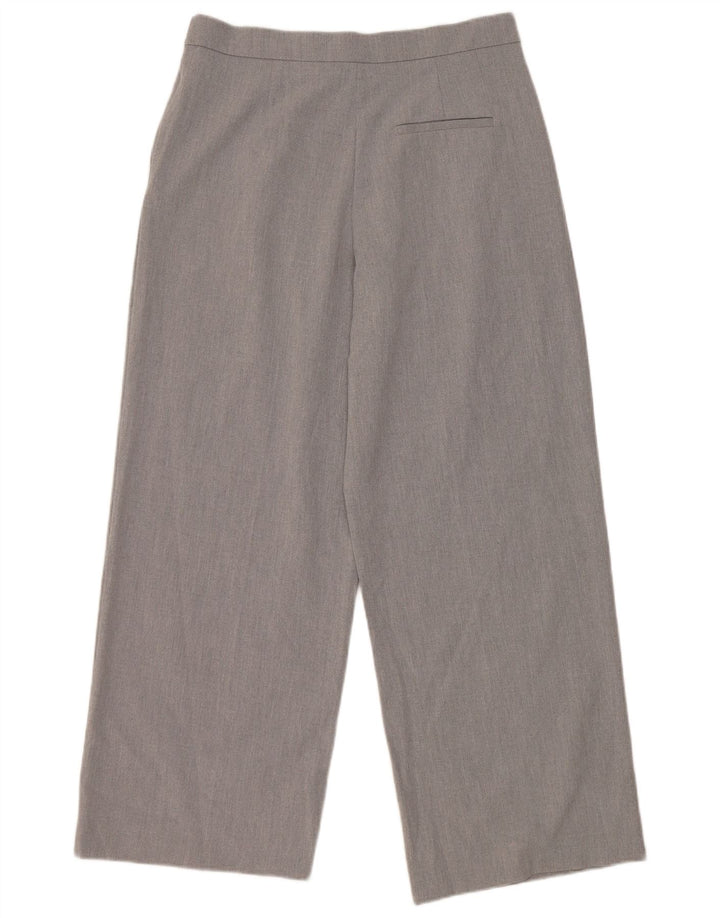 ZARA Pegged Chino-bukser til kvinder Medium W30 L28 Grå polyester