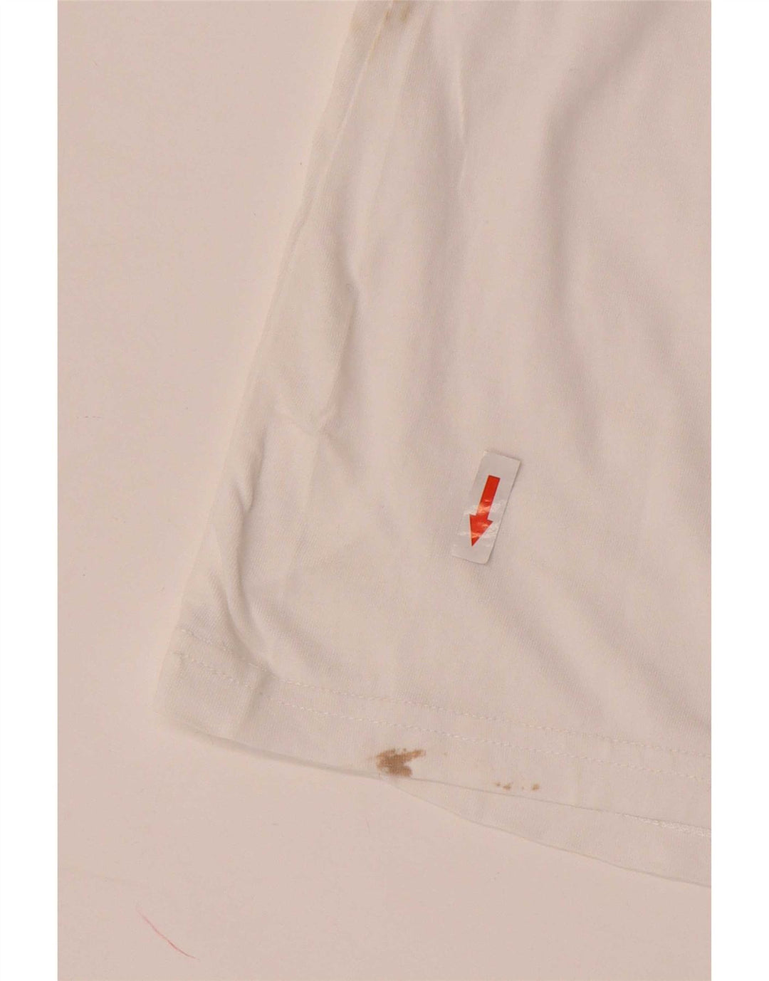 Champion Dame Grafisk T-Shirt Top UK 12 Medium White