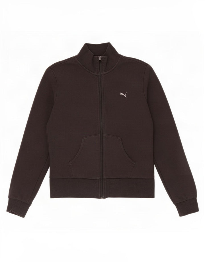 Puma træningsdragt topjakke til kvinder UK 12 Medium Sort bomuld