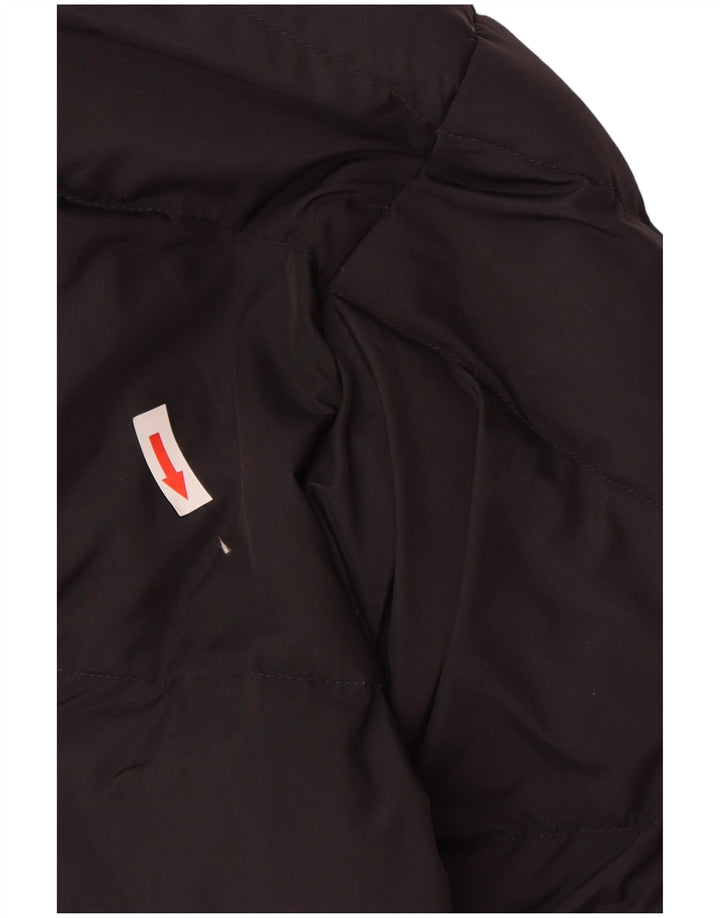 Sergio Tacchini Herre hættepolstret jakke UK 40 Stor sort polyester