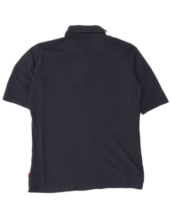Kappa Dame Polo Shirt UK 14 Medium Navy Blue