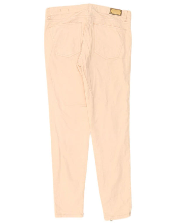 Zara Womens Slim Casual Trousers EU 36 XS W26 L29 Pink
