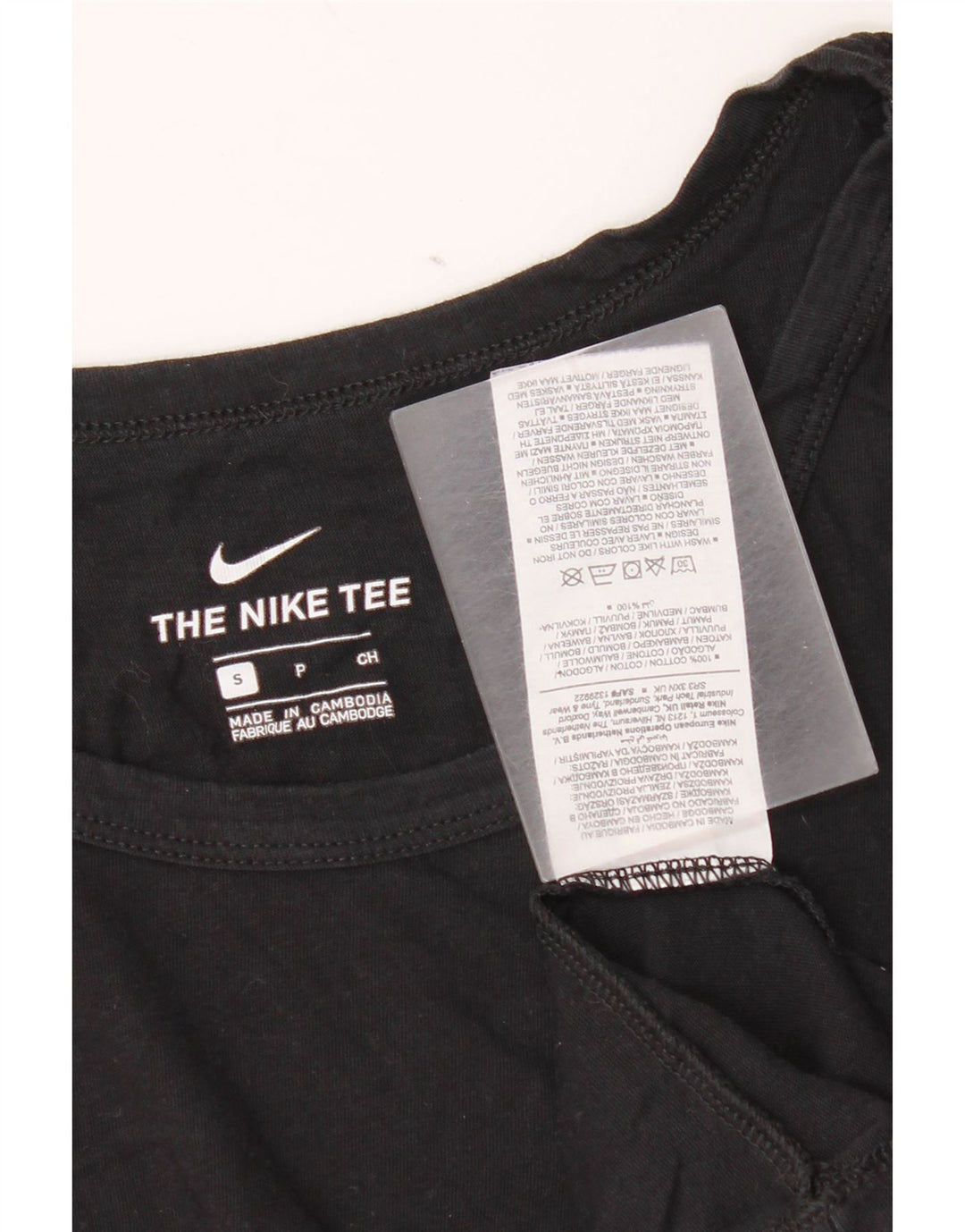 Nike Herrevest Top Lille Sort Bomuld