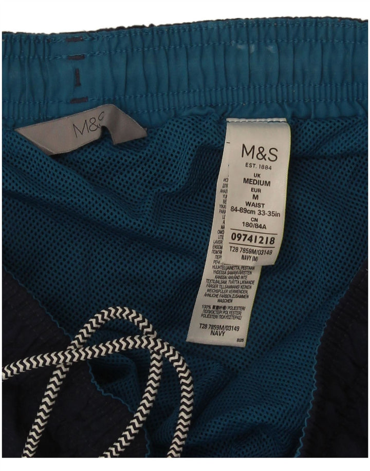Marks & Spencer Badeshorts til mænd mellem marineblå polyester