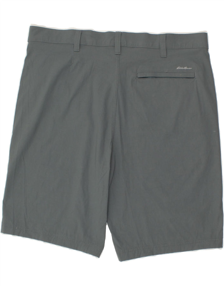 EDDIE BAUER Mens Chino Shorts W40 XL Grey Nylon Vintage Eddie Bauer and Second-Hand Eddie Bauer from Messina Hembry 
