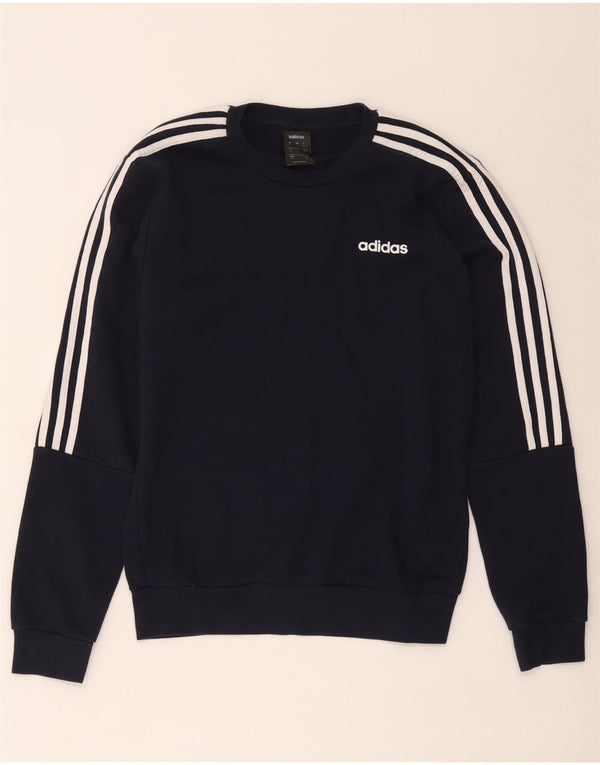 Adidas Sweatshirt til mænd, lille marineblå bomuld