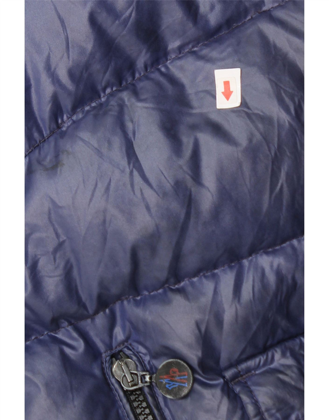Moncler Girls Crop Hætte polstret jakke 11-12 år blå polyamid