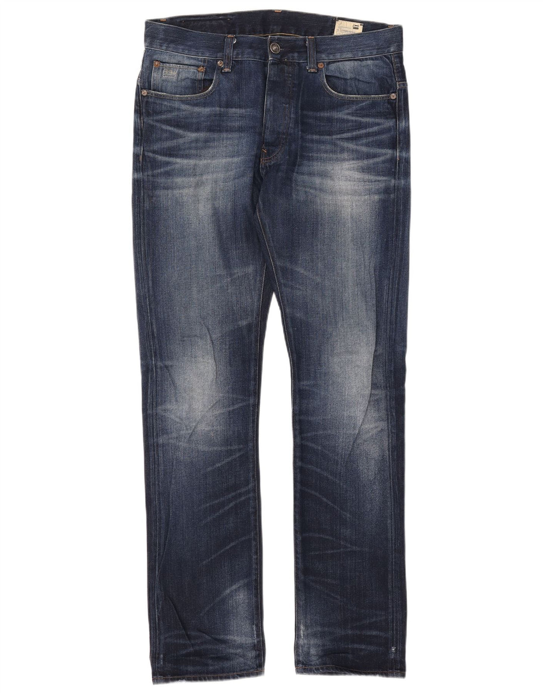 G-Star Herre Slim Jeans W34 L34 Blå Bomuld
