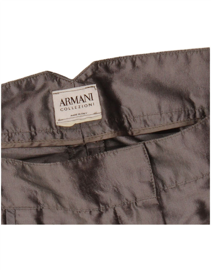 Armani Lige Capri-bukser til kvinder W31 L22 Grå
