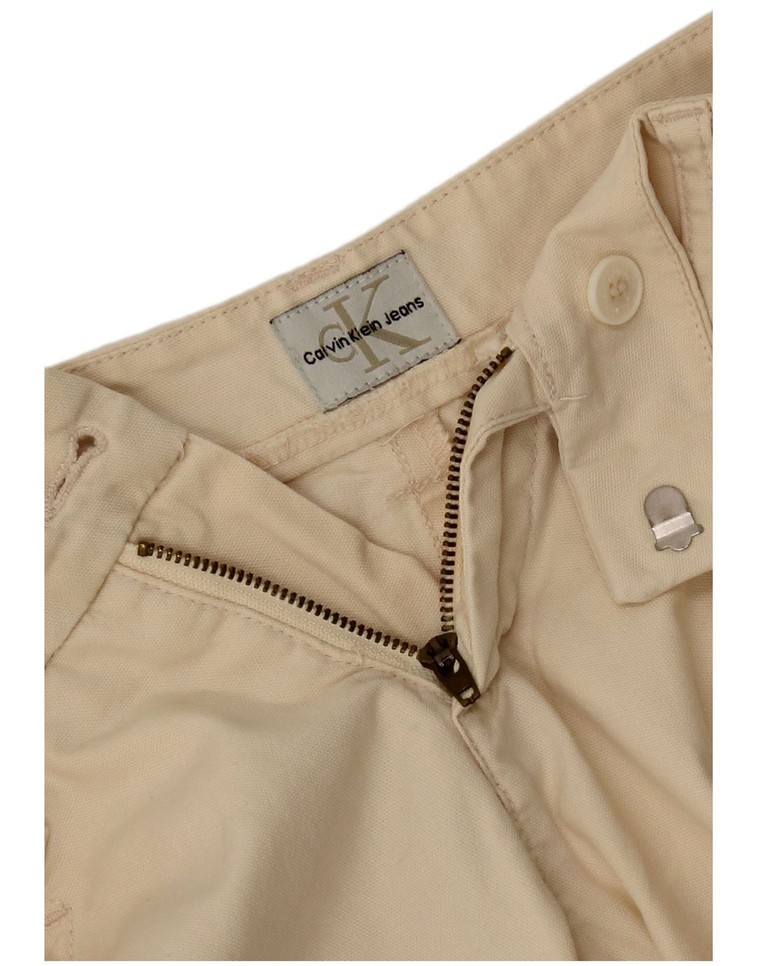 Calvin Klein Dame Slim Casual Bukser W30 L27 Beige