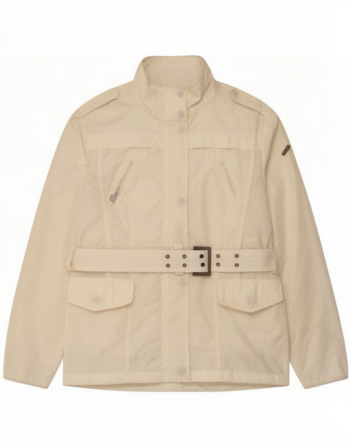 Carrera Womens Military Jacket UK 16 Large White Polyester