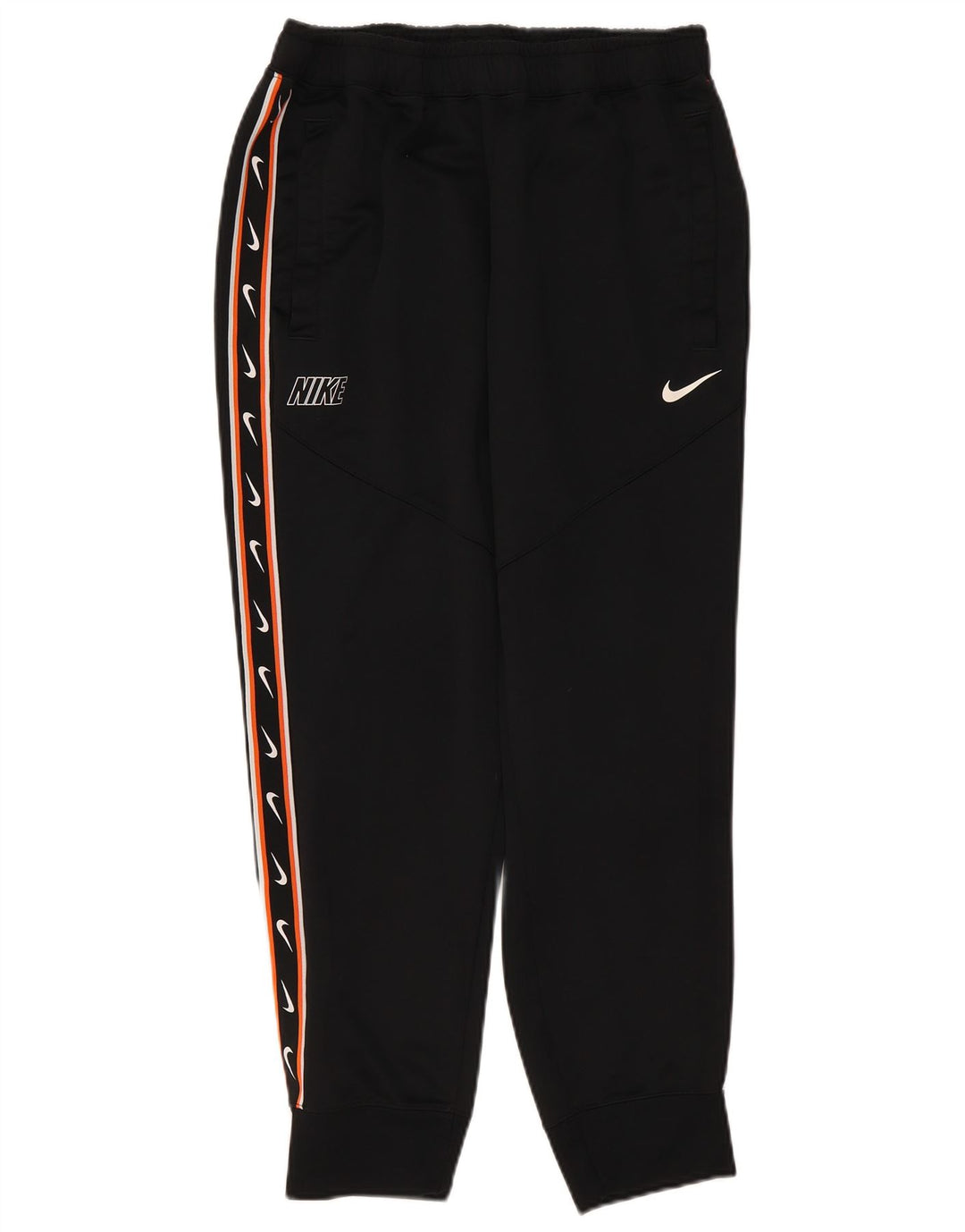Nike Grafisk træningsdragtbukser til kvinder Joggers UK 16 Large Black Polyester