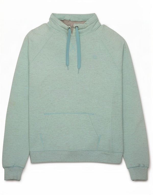 Champion Dame Sweatshirt Jumper UK 16 Large Turkis Flecked Cotton