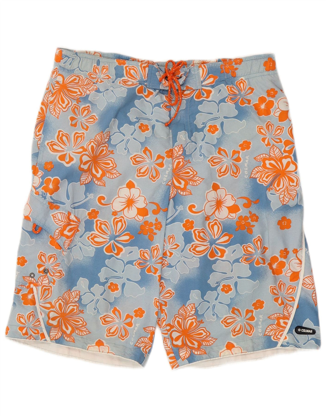 Colmar Badeshorts til mænd EU 52 Large Blue Floral Polyamid