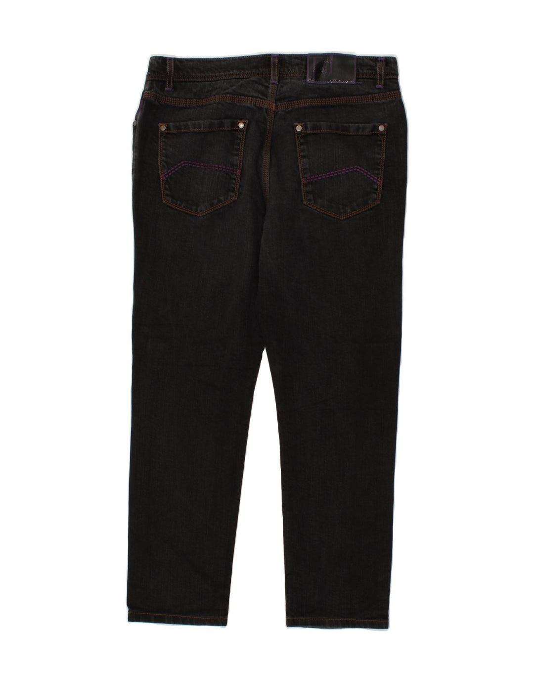 TRUSSARDI Mens Slim Jeans W35 L27 Black Cotton Vintage Trussardi and Second-Hand Trussardi from Messina Hembry 