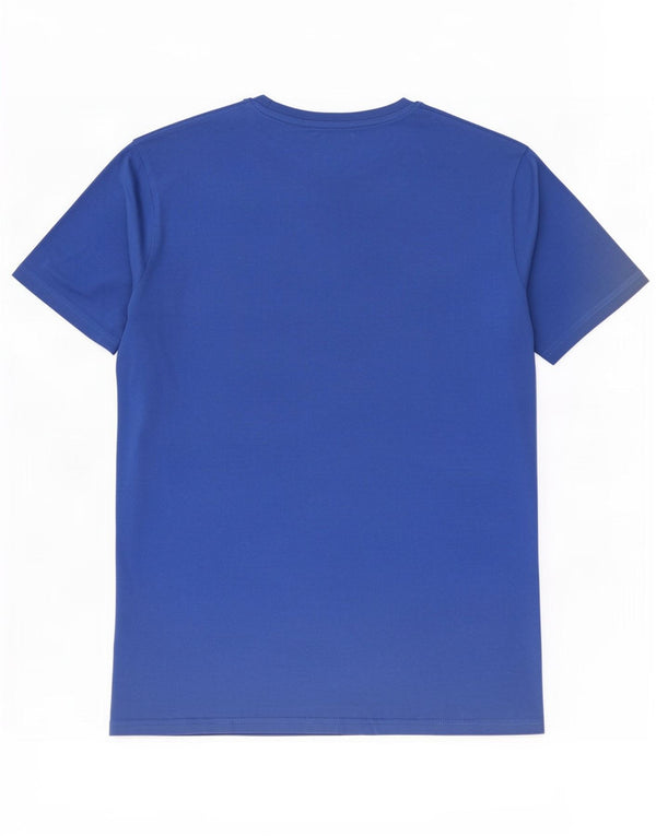 Kappa Herre T-Shirt Top 2XL Blå Bomuld