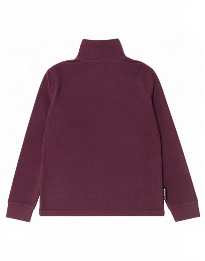 Invicta Fleece Jumper med lynlås til kvinder UK 14 Medium Lilla Polyester