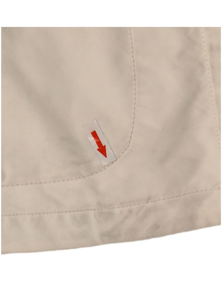 Conte of Florence Utility Jakke IT 42 Medium Hvid Nylon til kvinder