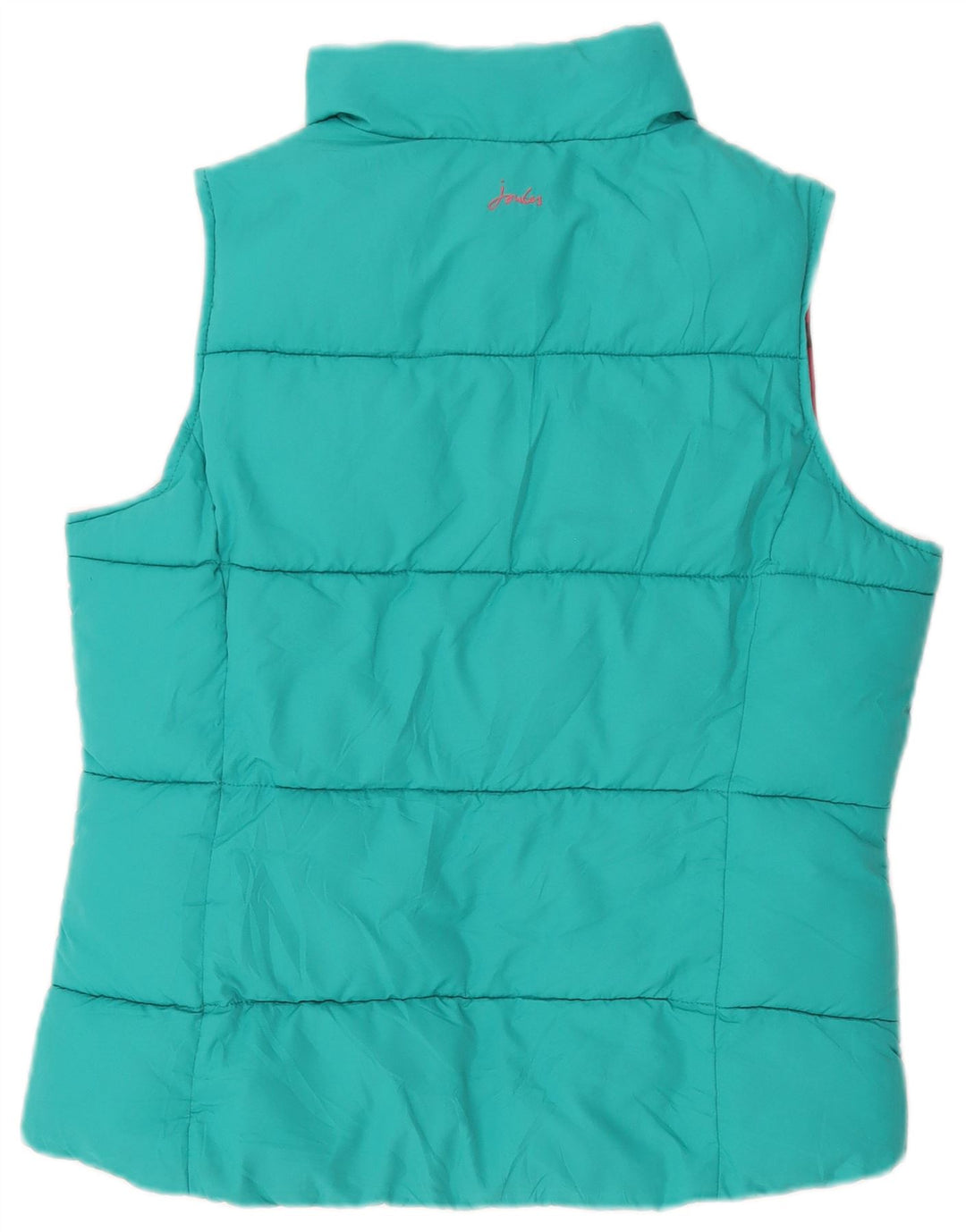 Joules Dame Polstret Gilet UK 12 Medium Turkis Polyester