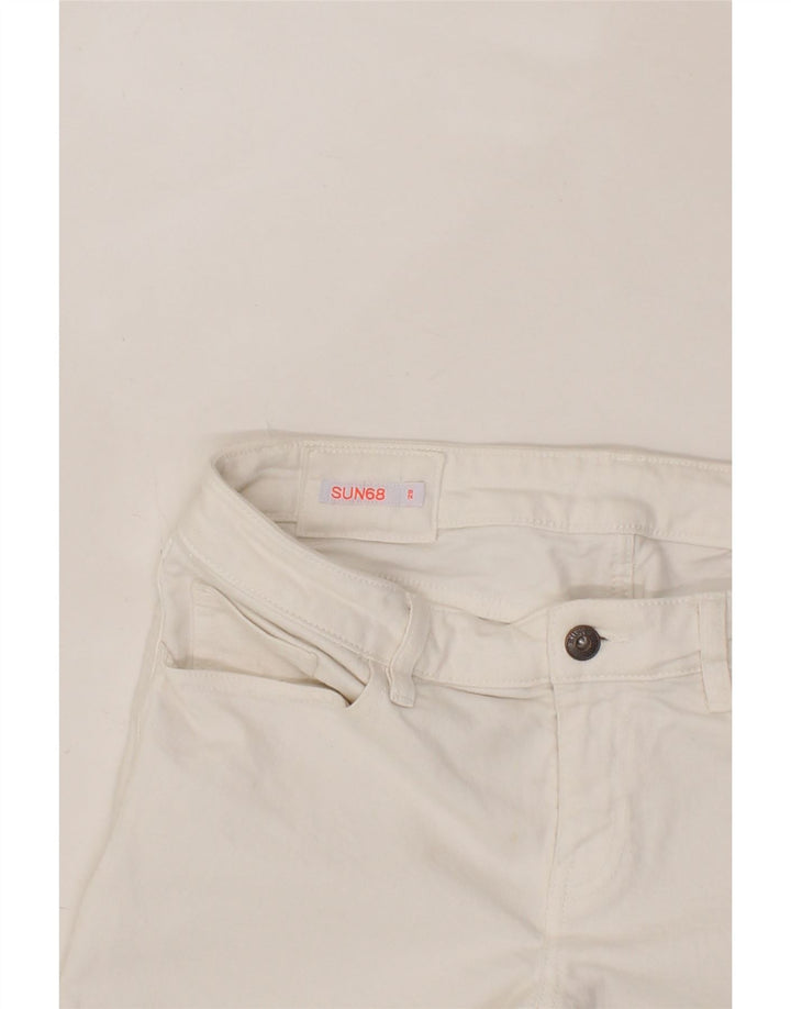 SUN68 Womens Bootcut Jeans W29 L27 White Cotton Vintage Sun68 and Second-Hand Sun68 from Messina Hembry 