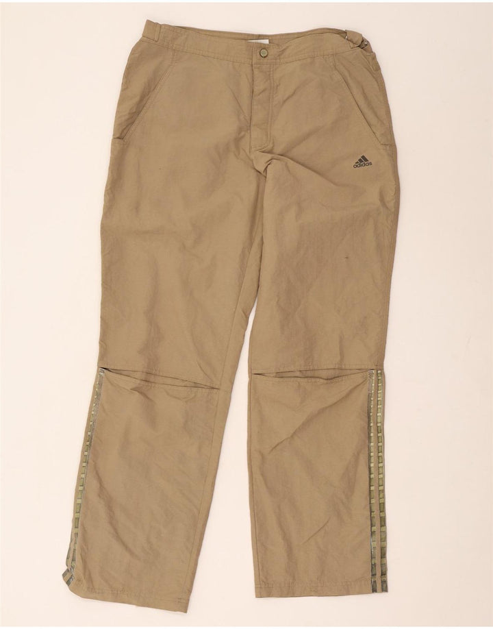 Adidas Straight Chino Bukser Medium W32 L29 Beige Polyamid