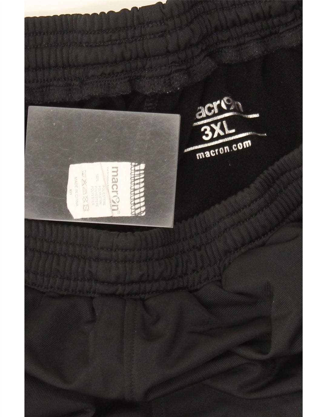 Macron Herre grafiske sportsshorts 3XL sort polyester