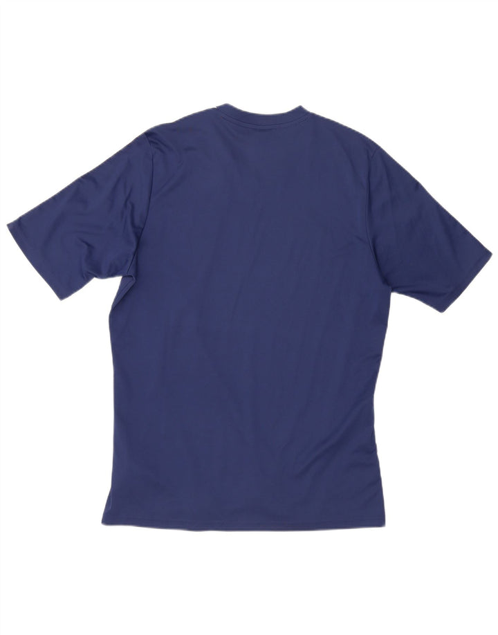 Adidas Herre T-Shirt Top Stor Marineblå Polyester
