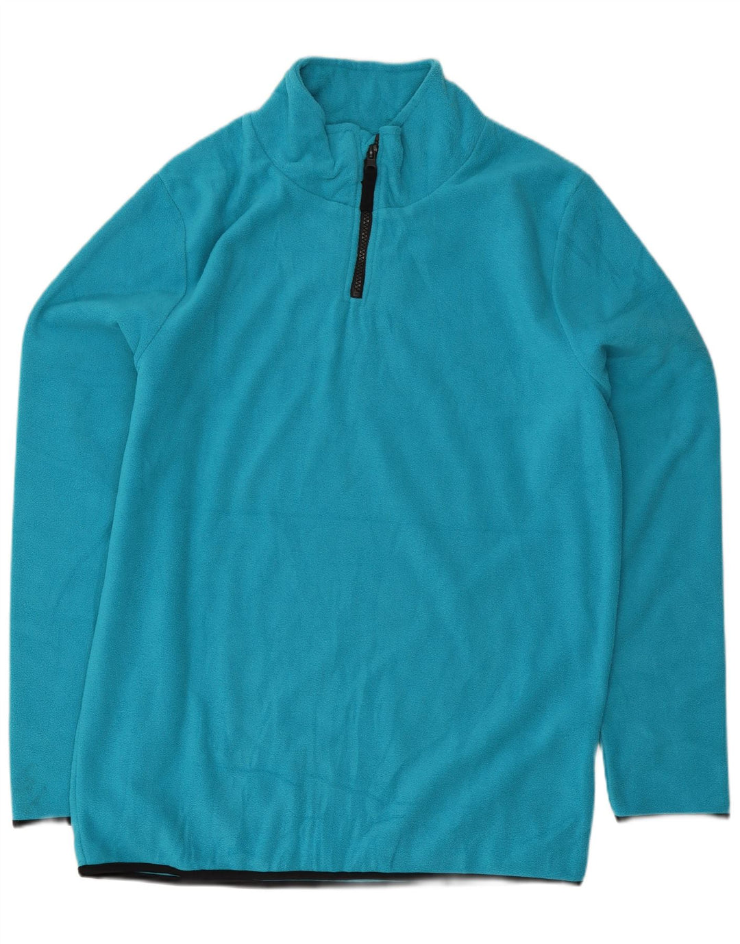 Her & Der Fleece Jumper med lynlås til mænd mellemblå polyester