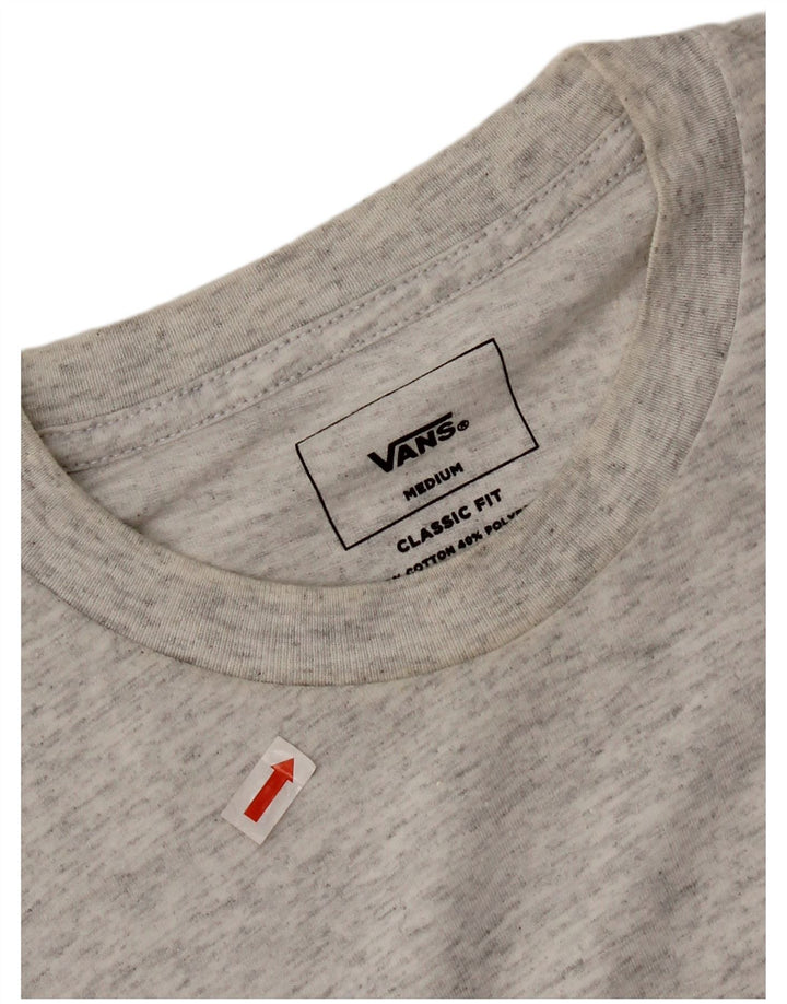 Vans Herre Classic Fit T-shirt Top Medium Grey Flecked Bomuld