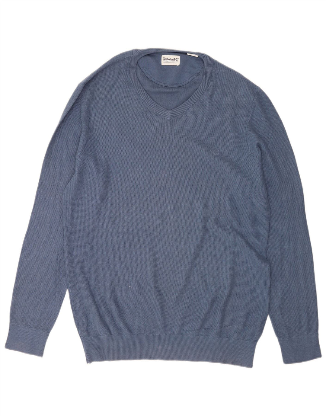 Timberland Herre V-hals sweater Stor blå bomuld