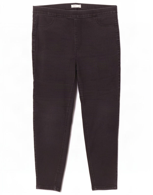 Marks & Spencer Dame Jegging Jeans UK 16 Large W34 L32 Black Bomuld