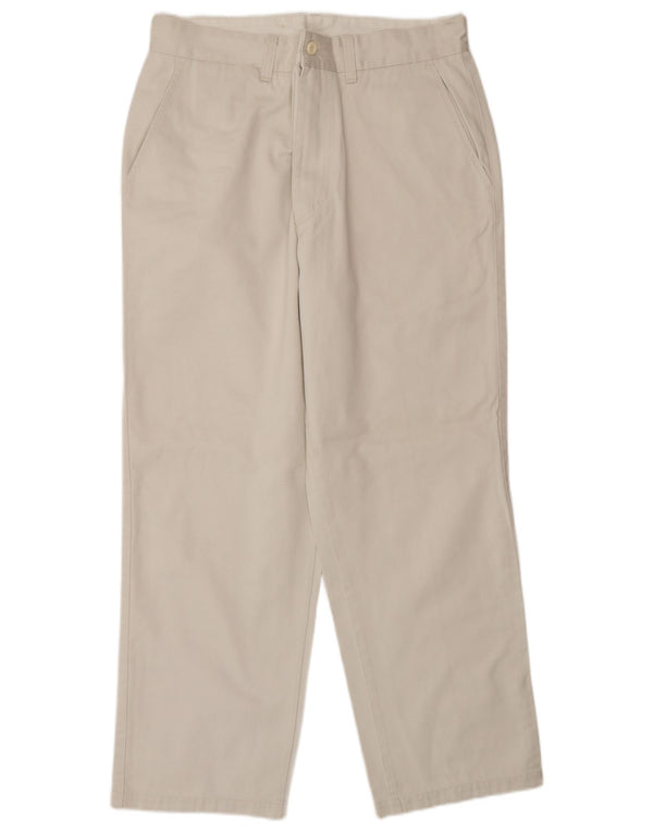 Benetton Lige Chinobukser til mænd IT 48 Medium W30 L27 Off White Bomuld