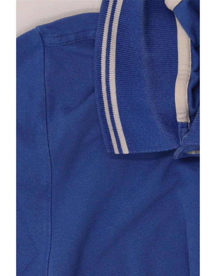 Kappa herre poloshirt mellemblå stribet