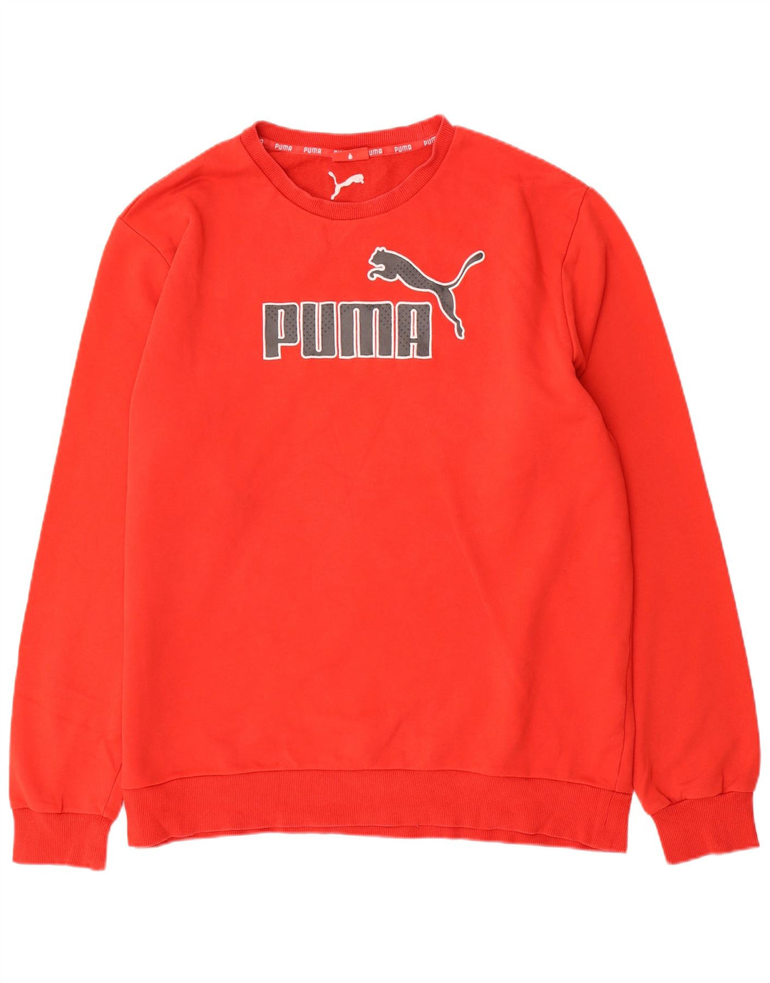 Puma Herre Grafisk Sweatshirt Jumper 2XL Rød Bomuld