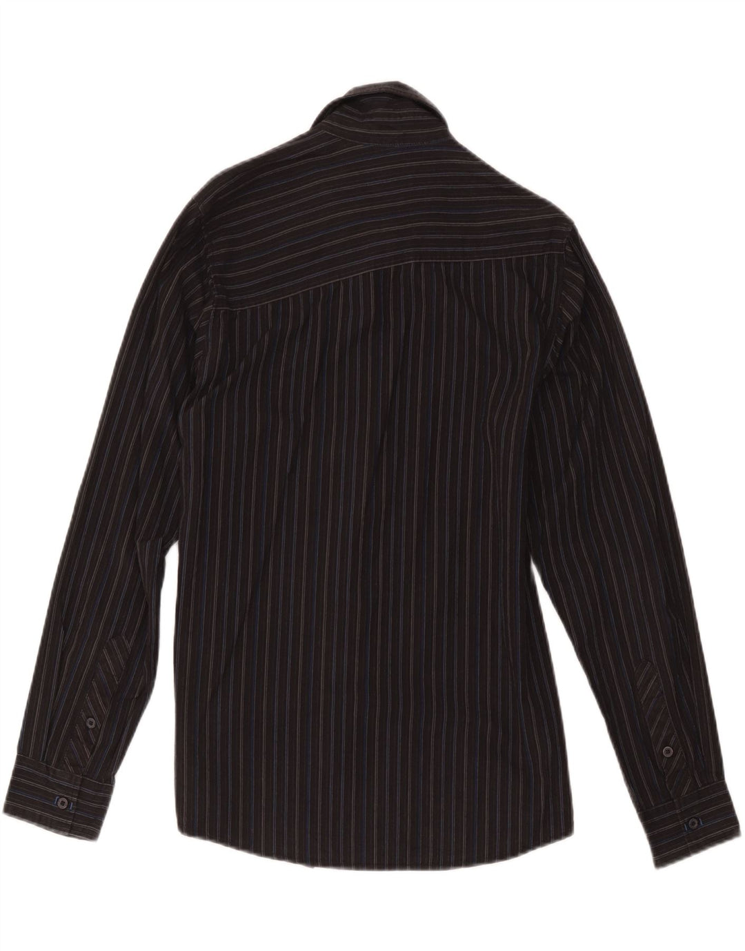 Quiksilver herreskjorte medium sort stribet bomuld