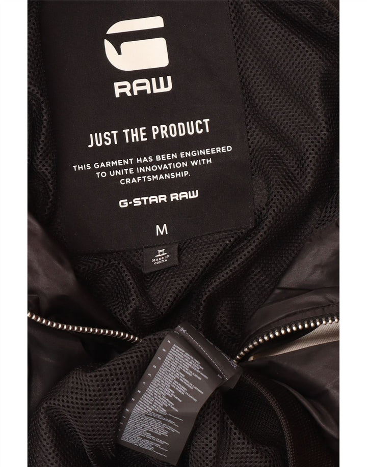 G-Star Herre Graphic Bomber Jacket UK 38 Medium Sort Polyamid