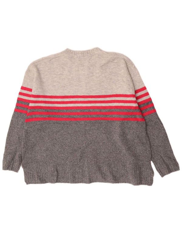 Marks & Spencer Dame sweater med rund hals DK 18 XL Grå Flecked