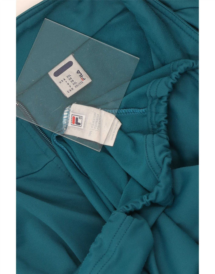 Fila Træningsdragt til mænd Topjakke 2XL Turkis Colourblock Polyester