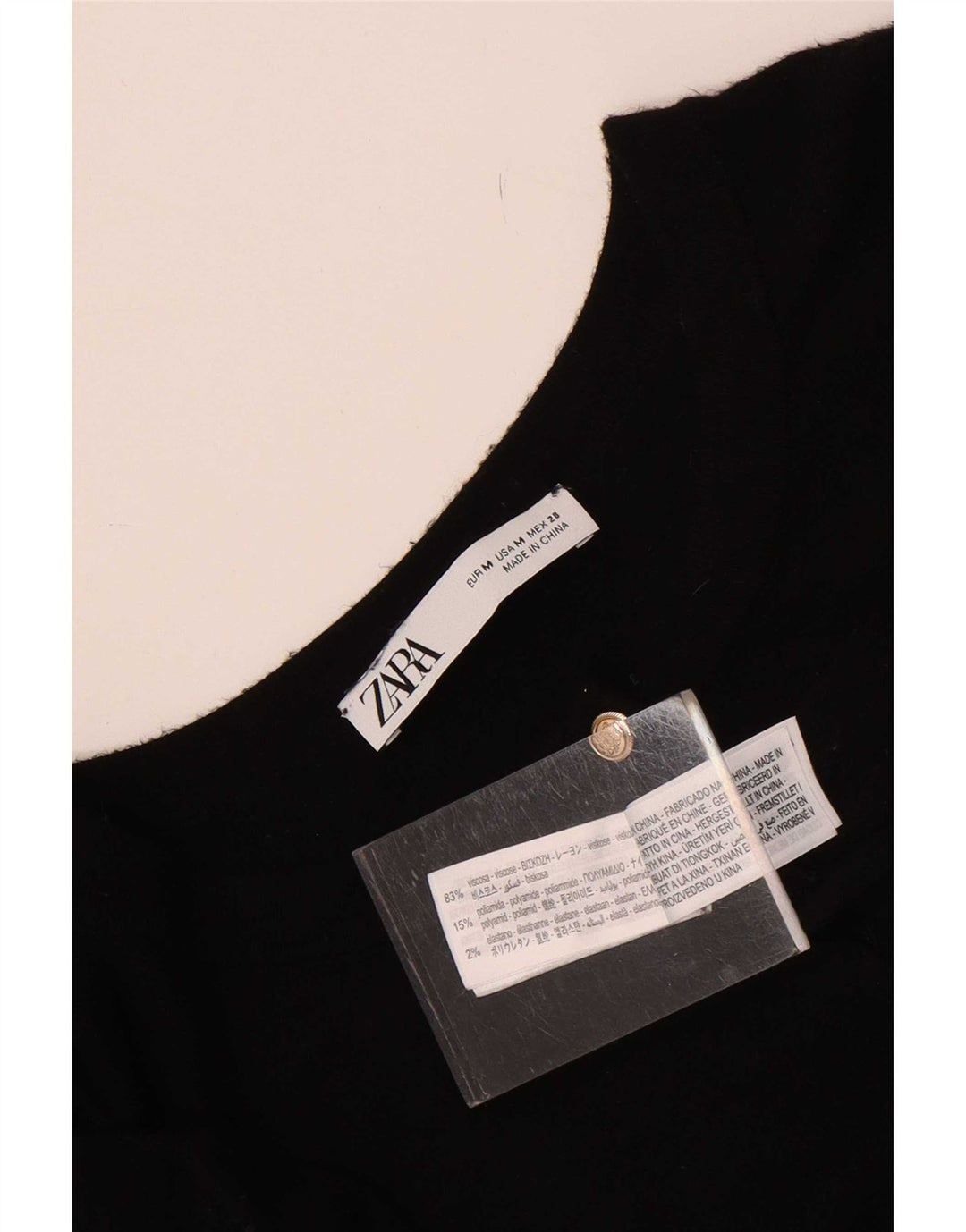 Zara Dame Cardigan Sweater UK 12 Medium Sort