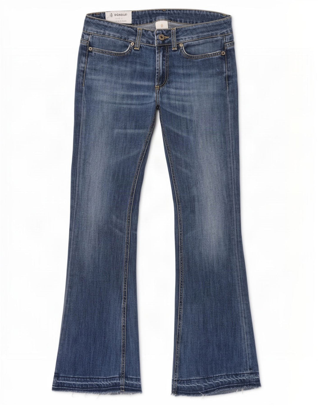 Dondup Dame Flared Jeans W30 L32 Blå