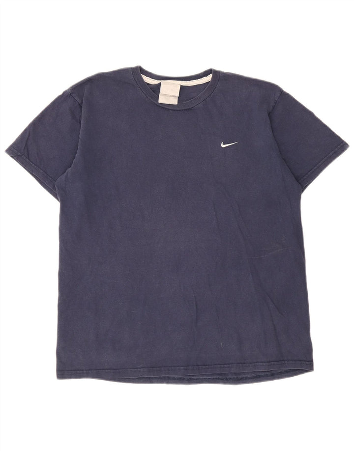 Nike T-shirt til mænd, medium marineblå bomuld