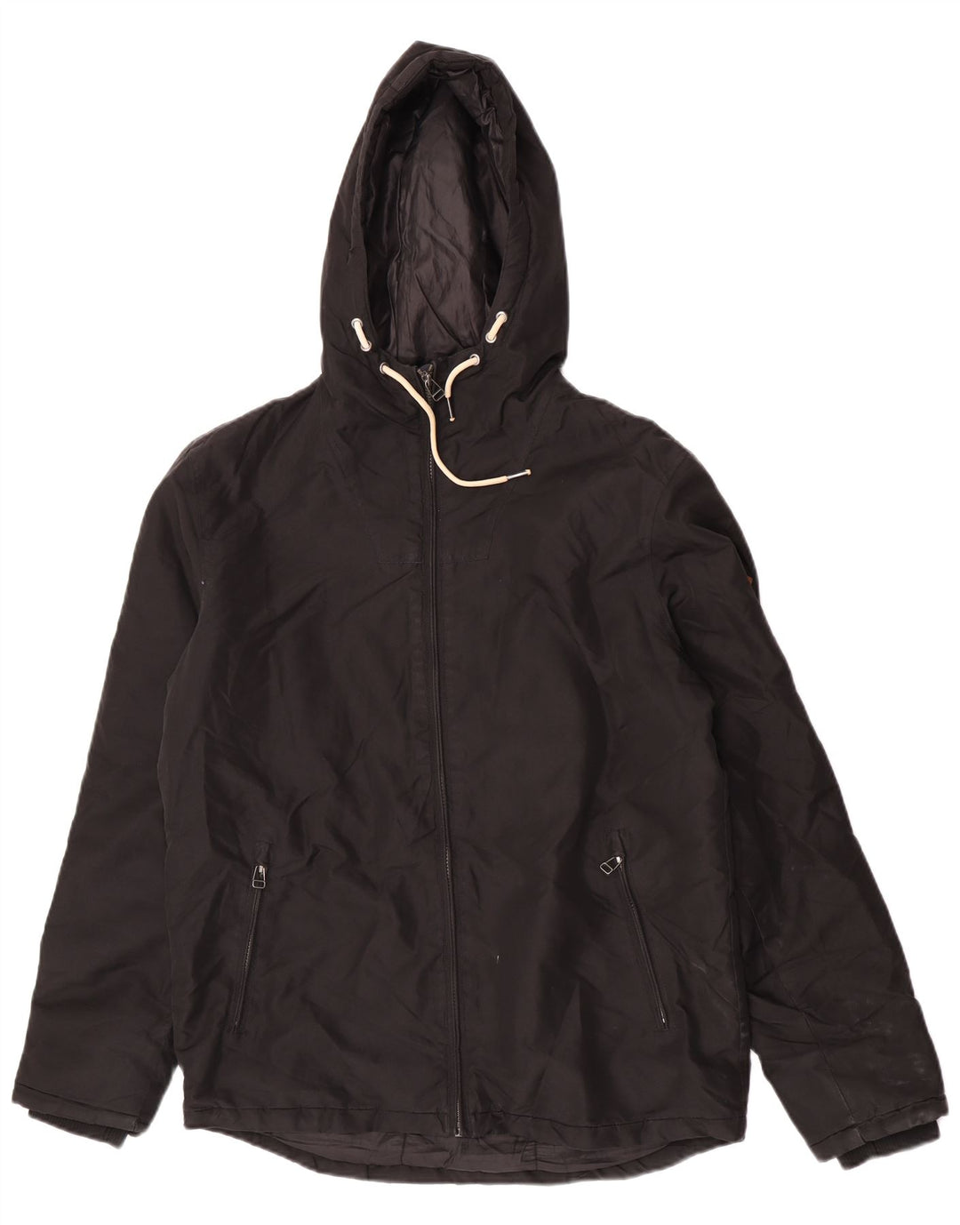 Jack & Jones Herre Hættevindjakke UK 40 Stor Sort Polyester
