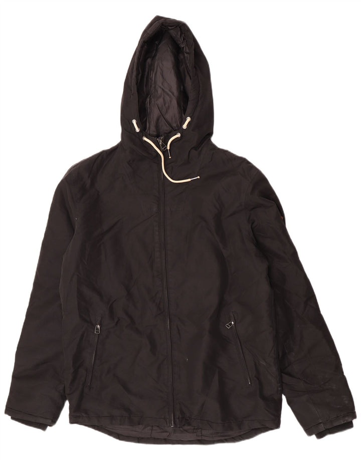 Jack & Jones Herre Hættevindjakke UK 40 Stor Sort Polyester