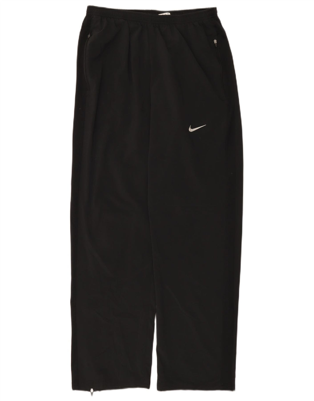 Nike Dame Dri Fit træningsdragt Bukser UK 16 Large Black Polyester