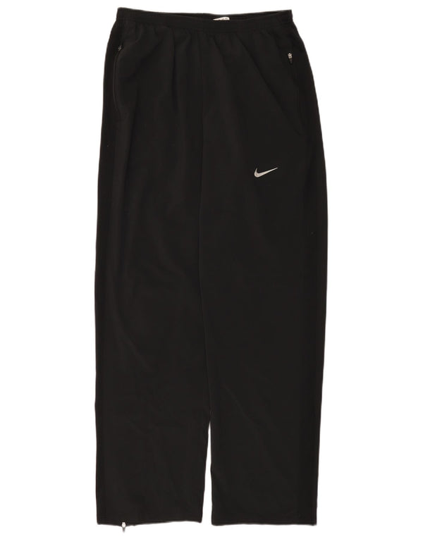 Nike Dame Dri Fit træningsdragt Bukser UK 16 Large Black Polyester