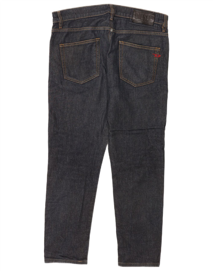 Diesel Herre D-Strukt Slim Jeans W32 L27 Marineblå Lyocell