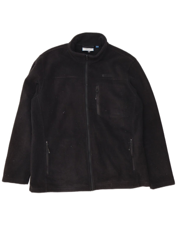 Mountain Warehouse Herre Fleecejakke UK 42 XL Sort Polyester
