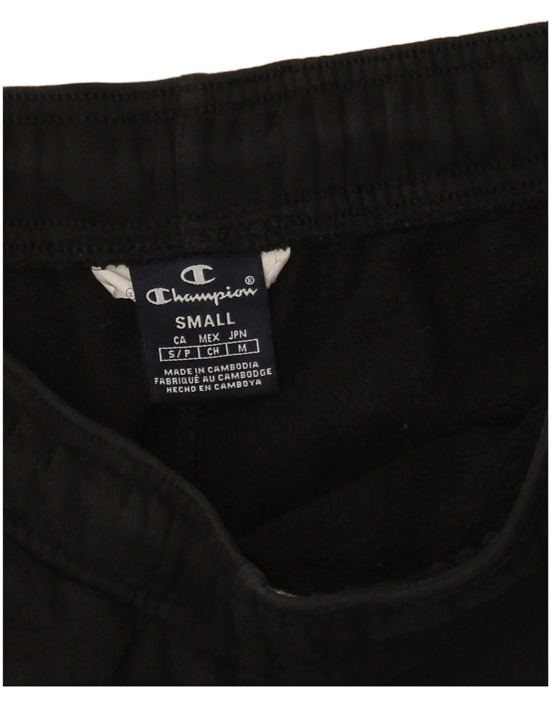 Champion Herre grafisk træningsdragt Bukser Jogger Small Black