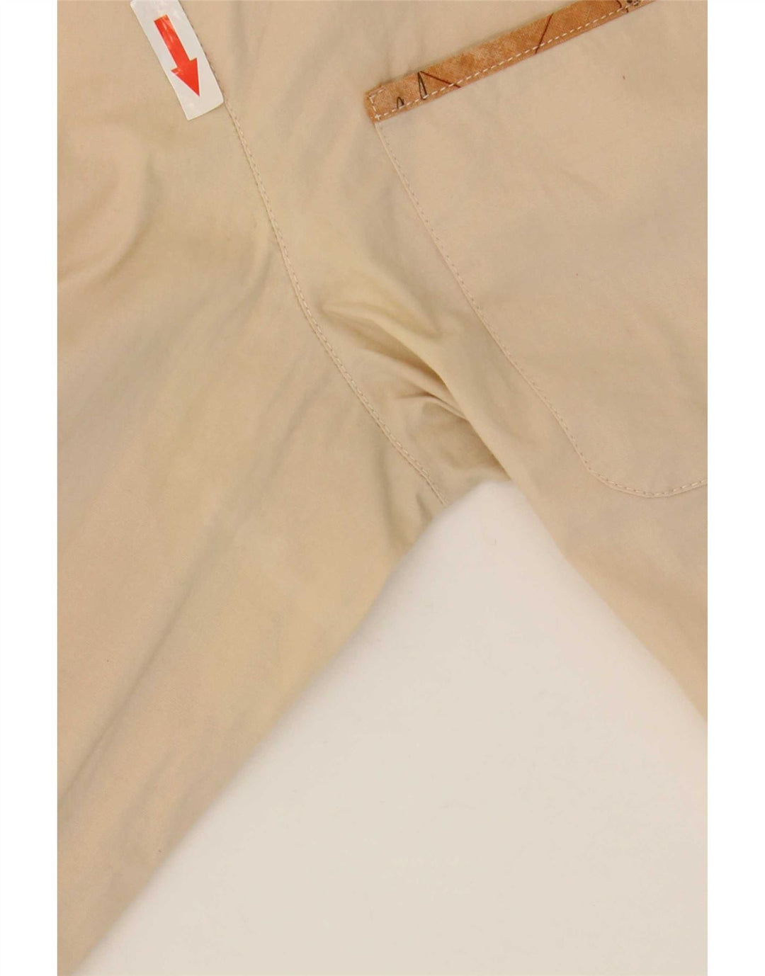 ALVIERO MARTINI Dameskjorte UK 16 Stor Beige Bomuld