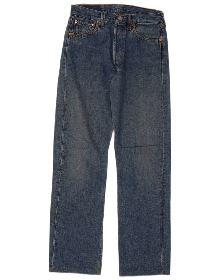 Levi's Dame 501 Straight Jeans W29 L30 Blå